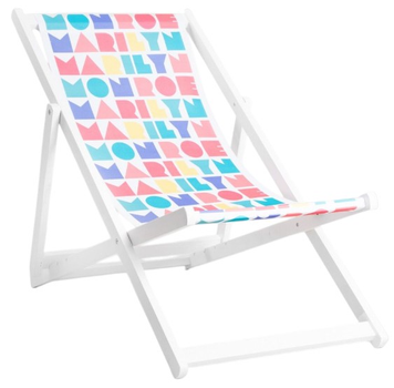 Leżak HOMLA 744723 MONROE SUMMER 59 x 87/102 x 87/71 cm drewniany biały (5906496744723)