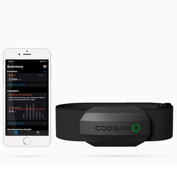 Нагрудний пульсометр COOSPO H808S з подвійним режимом ANT і Bluetooth для серцевого ритму