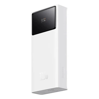 УМБ повербанк Baseus Star-Lord Digital Display Fast Charge Power Bank 30000mAh 22.5W white білий