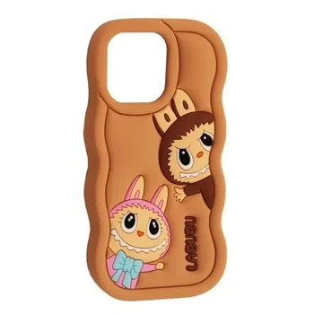 Чохол LABUBU Case for iPhone 14 Pro Max/ 15 Pro Max Brown