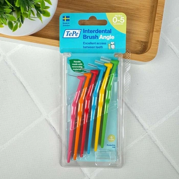Межзубная щетка TePe Angle угловая микс 6 шт