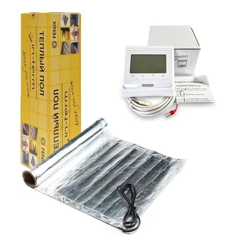 Алюминиевый мат In-Therm 1 м2 + программируемый терморегулятор In-Therm E51.716
