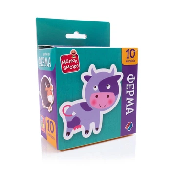 Развивающая игра Vladi Toys набор магнитов «Ферма» для детей VT3106-36