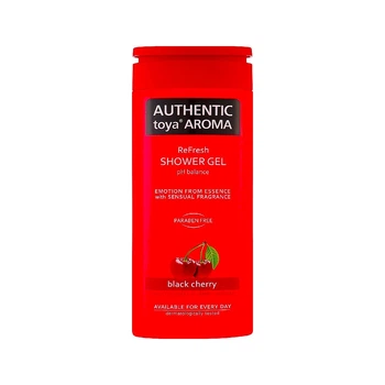 Гель для душа без парабенов с вишневым ароматом Authentic Toya Aroma