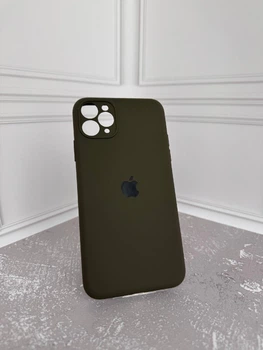 Чохол Wave Silicone Case з захистом камери для iPhone 11 Pro Dark Olive