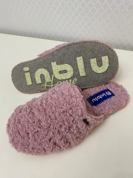 Жіночі капці Inblu EF 3H повстяна підошва 40 рожевий