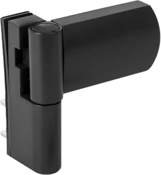 Петля дверна Astex АТ-27 RAL 9005 15-23.5 мм Чорна