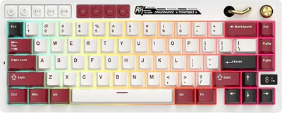 Клавіатура бездротова RK ROYAL KLUDGE M65 RGB Cream Switch Famicom (RK-M65-FAMICM-CRMSW-US)