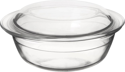 Naczynie Orion żaroodporne szklane z pokrywką 27 x 23 x 11,5 cm 2,2 l (8592381191627)