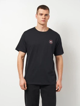 Футболка хлопковая длинная мужская Converse CVM5T565-BLK M Черная (0198820121248)