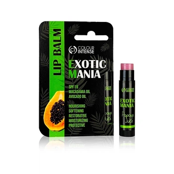 Бальзам для губ проти сухості та лущення з ароматом папаї Colour Intense