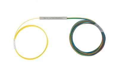 Оптический делитель Cor-X Coupler PLC 1×4 без коннекторов 0.9 мм 1.5 м mini корпус | PLC splitter Cor-X 1x4 0.9mm