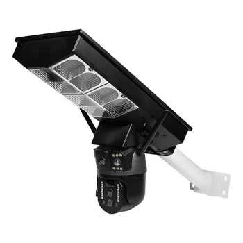 IP PTZ-видеокамера автономная с 4G, прожектором и солнечной панелью 3Mp+3Mp+3Mp Light Vision VLC-1030IG10ZL/2C (Lamp+Solar) f=4mm, на аккумуляторных батареях (75-00289)
