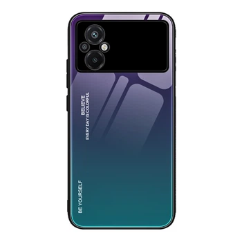 Чехол-накладка Gradient Beyourself для Xiaomi Poco M5 фиолетово-green