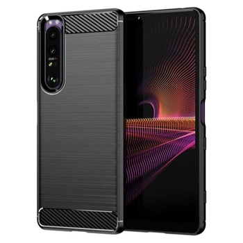 Чехол-накладка Carbon для Sony Xperia 1 IV black