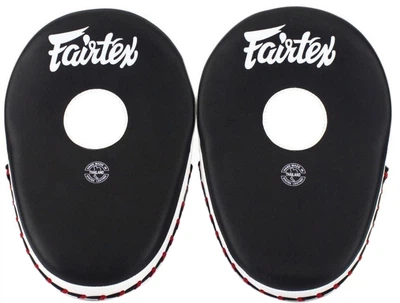 Лапы боксерские Fairtex FMV13 Black/White (FMV13_Black/White)