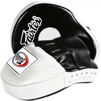 Лапы боксерские Fairtex FMV9 Focus Mitts Black/White (FMV9_Black/White)
