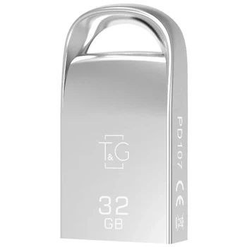 USB-флешка T & G Short 107 32Gb Metal, Silver