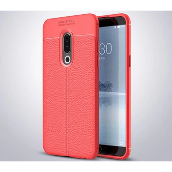 Чехол накладка Auto Focus для Meizu 15 ТПУ Red