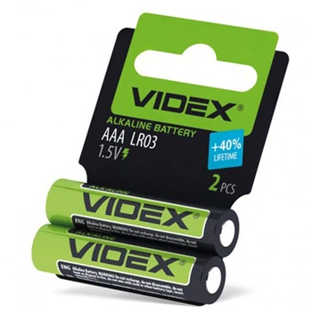 Батарейка Videx LR03 AAA 1,5V, Silver