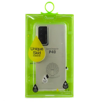 Силиконовый чехол накладка Oucase для Huawei P40 Тransparent