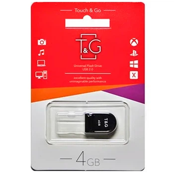 USB Флешка 4Gb T & G Shorty 010, Black