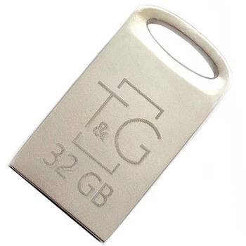 USB Flash флешка T & G Metal Series 105 32Gb, Metal Silver
