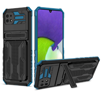 Чехол-накладка Armor Case with Card Slot для Samsung Galaxy A22 5G Blue