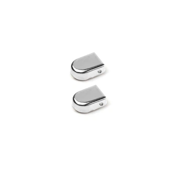 Фіксатори на шнурівки 4шт silver