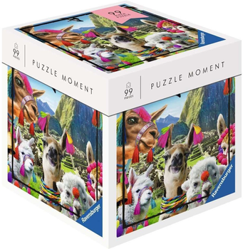 Puzzle Ravensburger Momenty Lama 99 elementów 16536 (4005556165360)