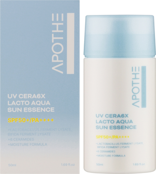 Сонцезахисна есенція Apothe UV Cera 6X Lacto Aqua SPF50+ 50 мл (8809971486460)