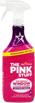 Спрей-засіб для миття вікон та скла The Pink Stuff Rose Vinegar 750 мл (5060033820759)