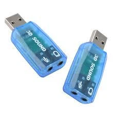 Звуковая карта USB для компьютера или ноутбука арт.100005с