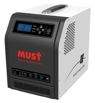 Система зберігання електроенергії ДБЖ MUST НВР15-1224 50Ah MPPT 1 кВт 1,28 кВт*г LiFePО4