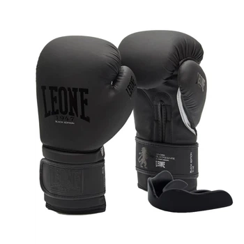 Боксерские перчатки GN059 Leone GN059_Bl/White_10oz 10 унций