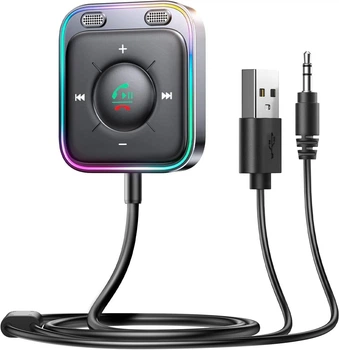 AUX адаптер JOYROOM Bluetooth 5.4 в авто, з мікрофонами та шумозаглушенням, Plug-and-Play