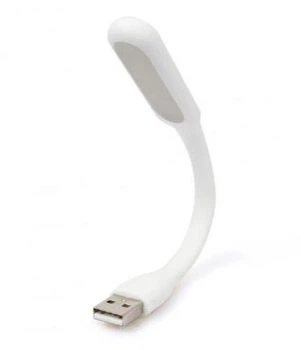 USB LED лампа для ноутбука и павербанка — гибкая подсветка для клавиатуры и рабочего места Белый