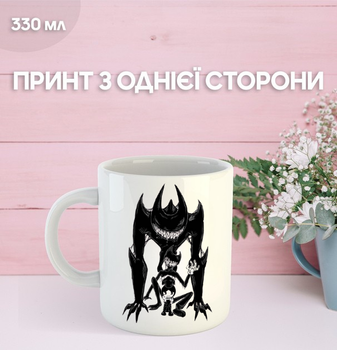 Кружка Бенди и чернильная машина с принтом керамическая чашка Bendy and the ink machine 330 мл Uk_1310