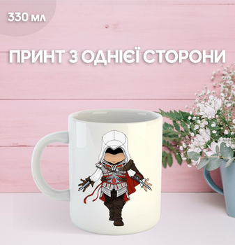 Кружка Кредо Асасина з принтом керамічна чашка Assassin's Creed 330 мл Uk_1256