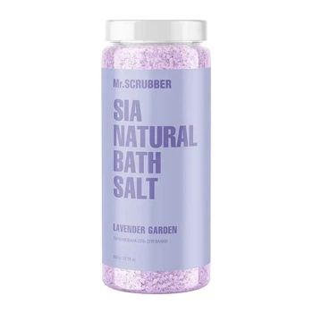 Парфюмерная соль для ванны Sia Natural Bath Salt Lavender Garden Mr.SCRUBBER 600г