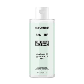 Отшелушивающий тоник для проблемной и подверженной акне кожи AHA+BHA Mr.SCRUBBER 150мл