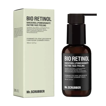 Энзимный гель-пилинг для лица Bio Retinol с бакучиолом и энзимом граната Mr.SCRUBBER 100мл