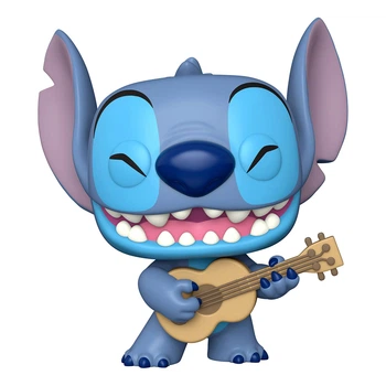 Игровая фигурка Funko POP - Stitch с укулеле Коллекционный мультгерой Синий