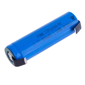 Li-Ion 800mAh, 3,7V, AA EEMB литий-ионный акккумулятор с выводами LIP14500-FT