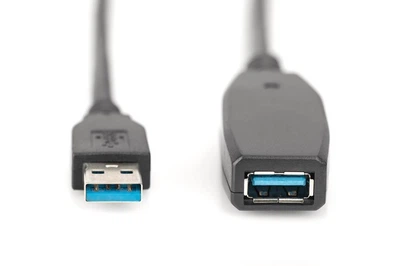 Кабель активный Assmann USB3 20 M DA-73107 Black