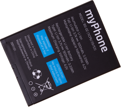 Bateria myPhone do Halo 2 900 mAh (5902052861927)
