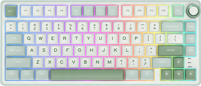 Klawiatura przewodowa RK ROYAL KLUDGE R75 RGB Brown Switch Sky Cyan (RK-R75-SKYCYN-BRNSW-US)