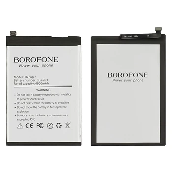 Аккумулятор Borofone BL-49NT для Tecno Pop 7/ Pop 7 Pro/ Spark Go (2023/ 2024)/ Spark 10C (5000mAh)