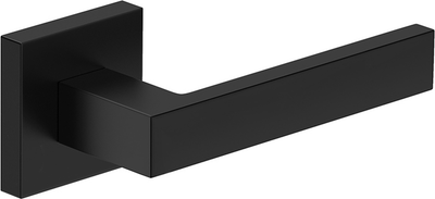 Дверна ручка на розетці Metal-Bud Qubik Чорна (5901643189884)