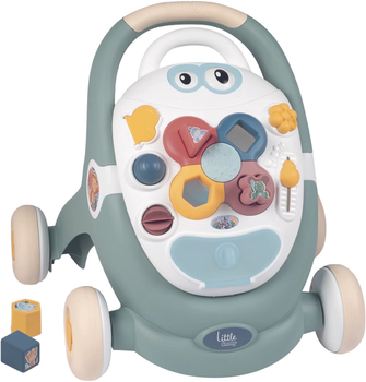 Ходунки Smoby Little 3 в 1 Навчально-ігровий центр зі знімною панеллю з 12 місяців 140304